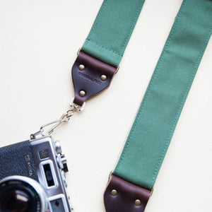 Canvas Camera Strap in Green Product detail photo 0