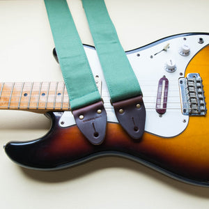 Canvas Guitar Strap in Green Product detail photo 0