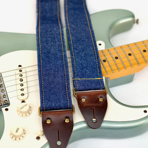 Classic Denim Guitar Strap Product detail photo 3