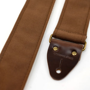 Canvas Guitar Strap in Brown Product detail photo 0