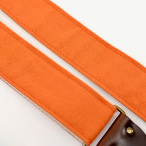 Canvas Guitar Strap in Paprika Product detail photo 2