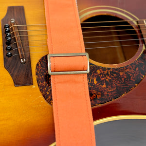 Canvas Guitar Strap in Paprika Product detail photo 3
