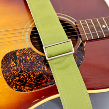 Canvas Guitar Strap in Sage Green