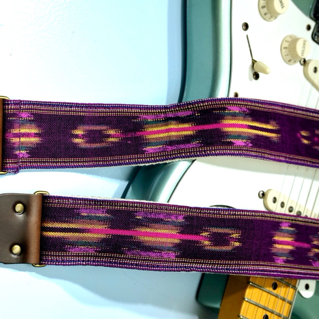 Guatemalan Guitar Strap in Patzun