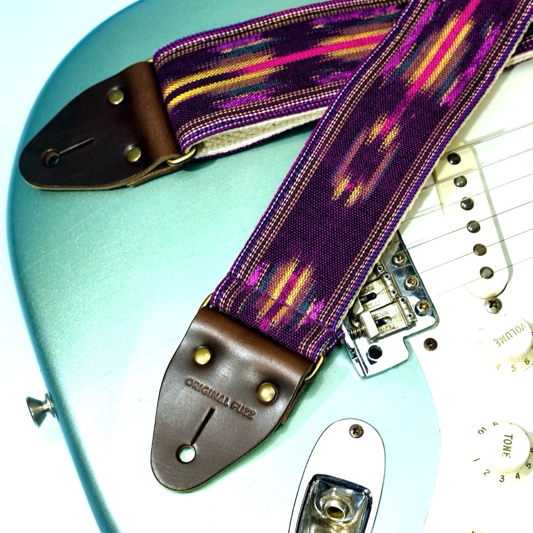 Guatemalan Guitar Strap in Patzun