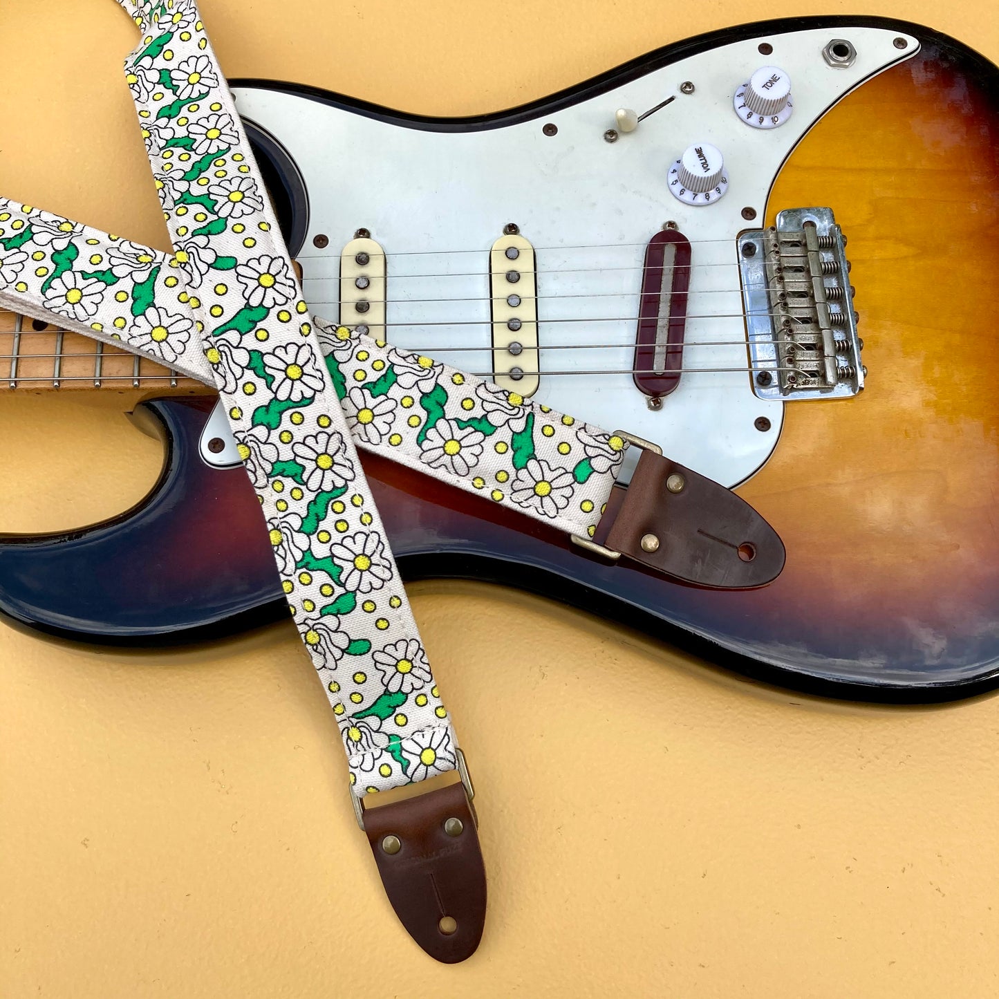 Silkscreen Skinny Guitar Strap in Boytoy