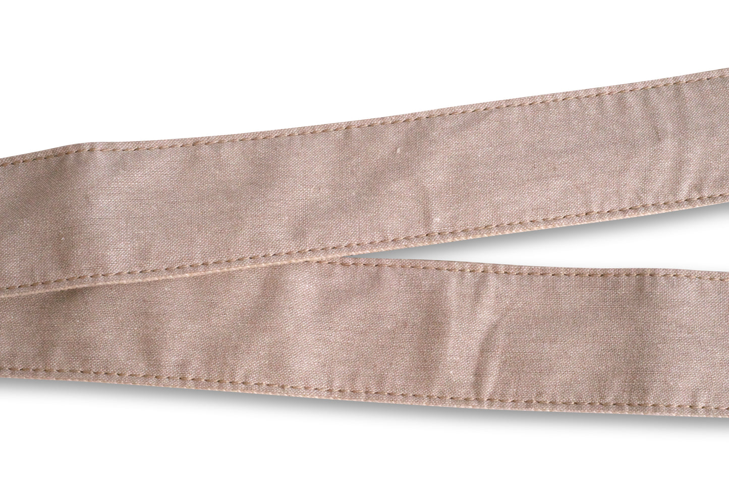 Fabric detail of Nashville guitar strap in woven cream fabric that we call the "Hillsboro Village"