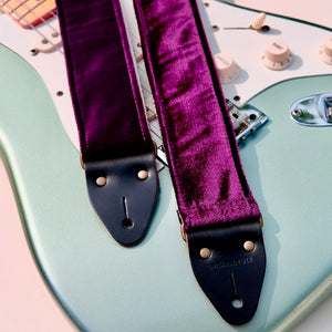 Velvet Guitar Strap in Bushwick Product detail photo 3