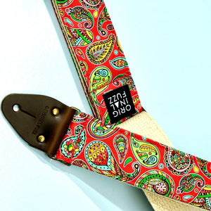 Paisley Guitar Strap in Chicamauga Product detail photo 4