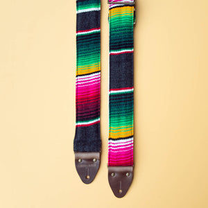 Serape Guitar Strap in Carbón Product detail photo 0
