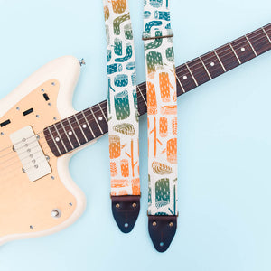 Silkscreen Guitar Strap in Stumps Product detail photo 0