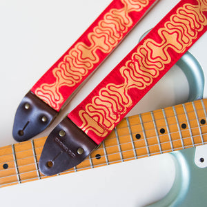 Silkscreen Guitar Strap in Ballena Product detail photo 0