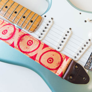 Silkscreen Guitar Strap in Uvita Product detail photo 0