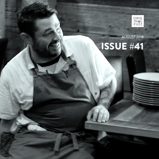 Original Fuzz Magazine Issue 41 cover image with Chef Sean Brock