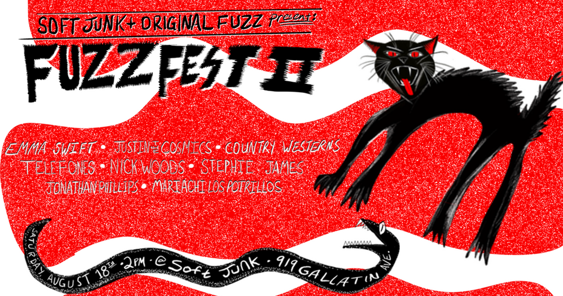 Fuzz Fest II poster - live at Soft Junk Nashville