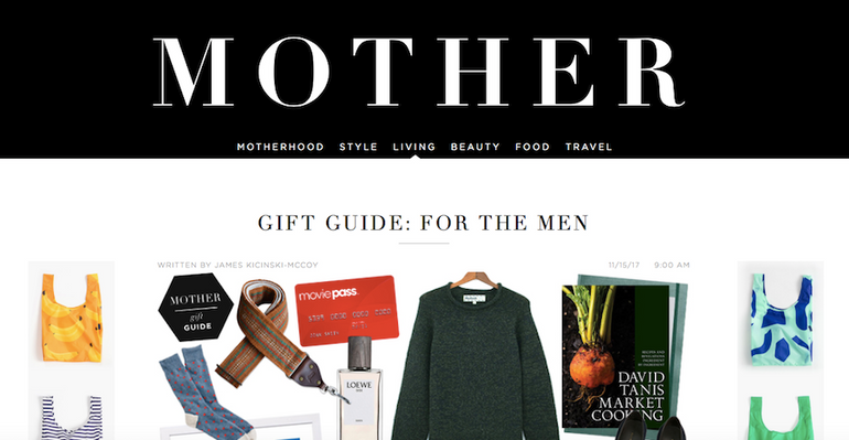 Featured photo for Original Fuzz Peruvian Camera Strap Spotted in This Year's Men's Gift Guide by Mother Mag