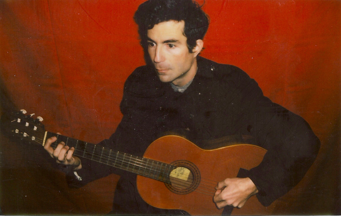 Guy Blakeslee with his nylon string guitar