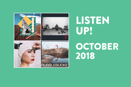 Cover art for our playlist with new albums to listen to in October 2018 from Original Fuzz Magazine 