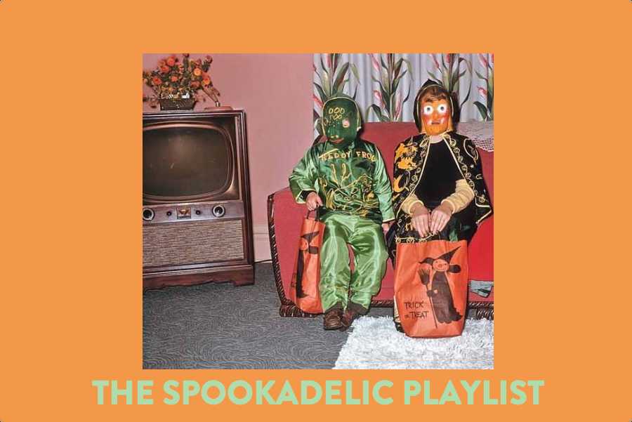 Cover art for our Spookadelic Halloween playlist