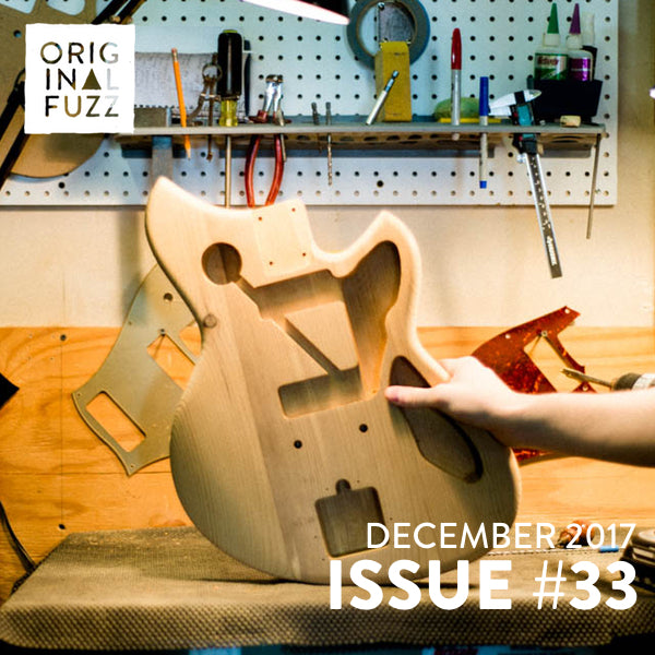 Featured photo for Issue #33: Novo Guitars, Mark Noseworthy of Terri Terri, Photographer Emily Quirk, Our Holiday Podcast + more
