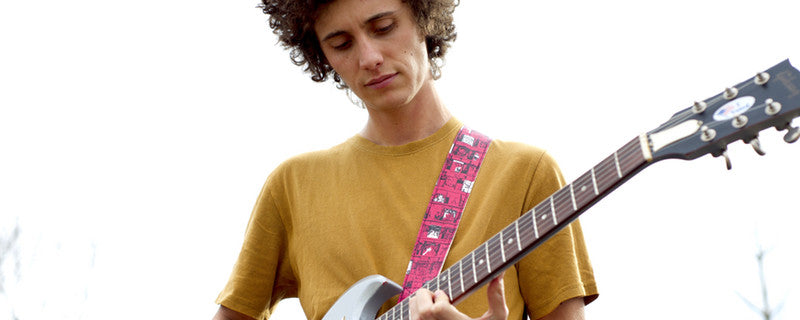 Introducing the Artist Series Guitar Strap in Ron Gallo