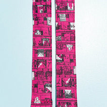 hot pink Heavy Meta album art silkscreen artist series Ron gallo vintage style camera strap by original fuzz