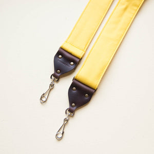 Canvas Camera Strap in Yellow Product detail photo 3