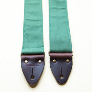Canvas Guitar Strap in Green Product detail photo 2