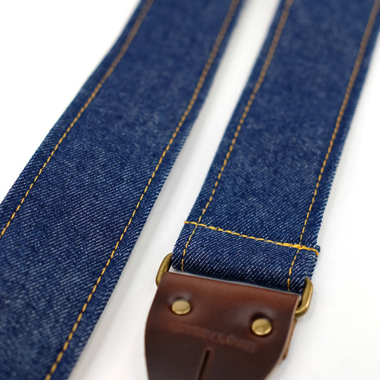 Classic Denim Guitar Strap