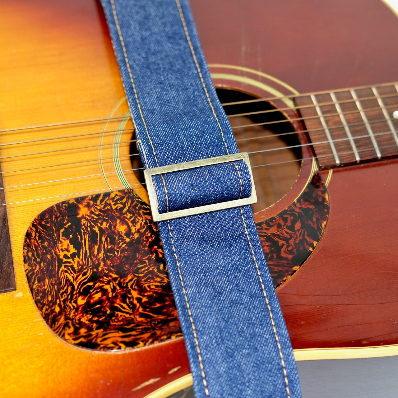 Classic Denim Guitar Strap