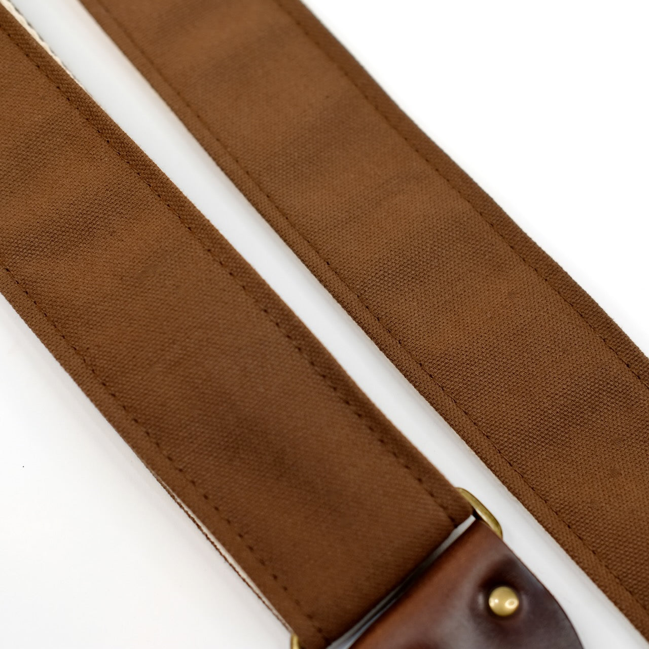 Canvas Guitar Strap in Brown