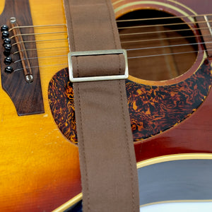 Canvas Guitar Strap in Brown Product detail photo 3