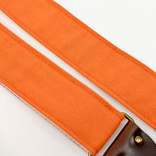 Canvas Guitar Strap in Paprika