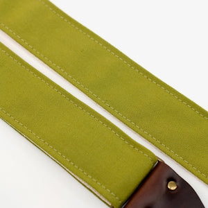 Canvas Guitar Strap in Sage Green Product detail photo 2