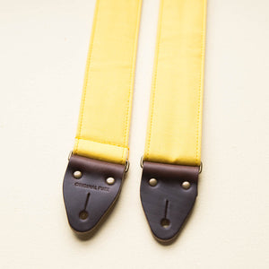 Canvas Guitar Strap in Yellow Product detail photo 1