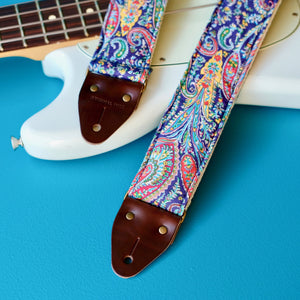 Paisley Guitar Strap in Fatherland Product detail photo 0