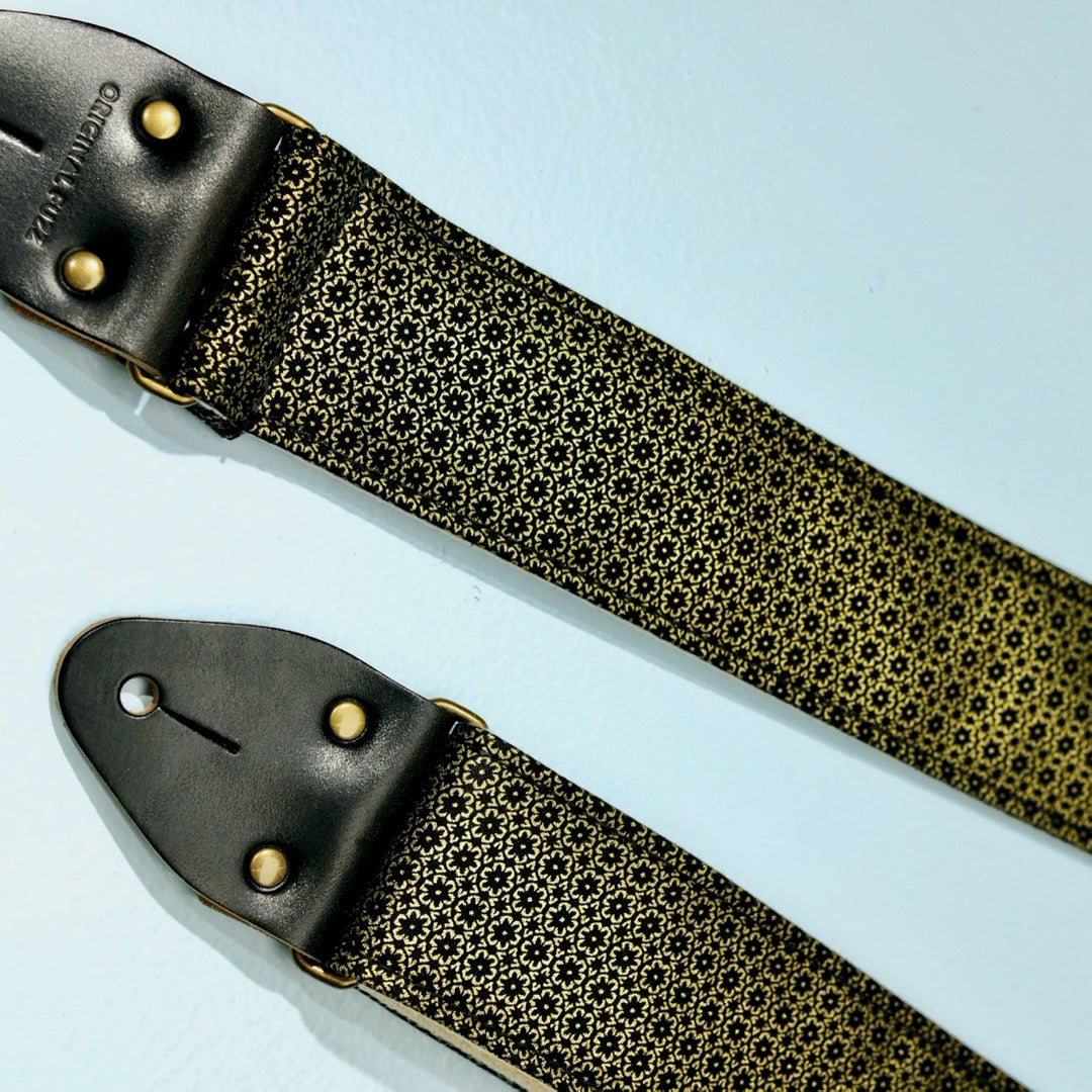 Floral Guitar Strap in Amman Valley