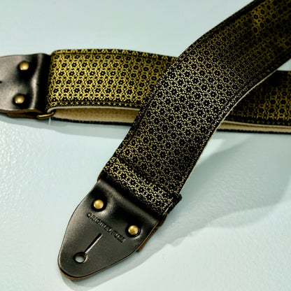 Floral Guitar Strap in Amman Valley