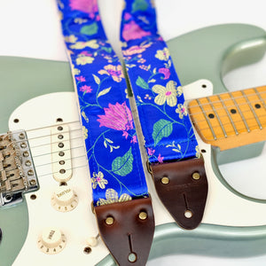 Floral Guitar Strap in Baker Street Product detail photo 1