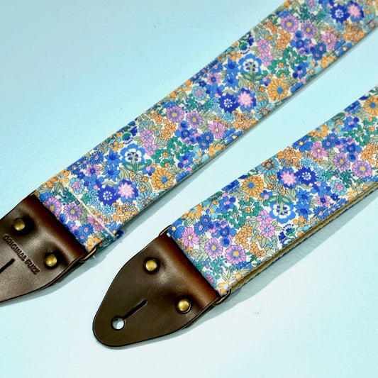 Floral Guitar Strap in Carnaby Street