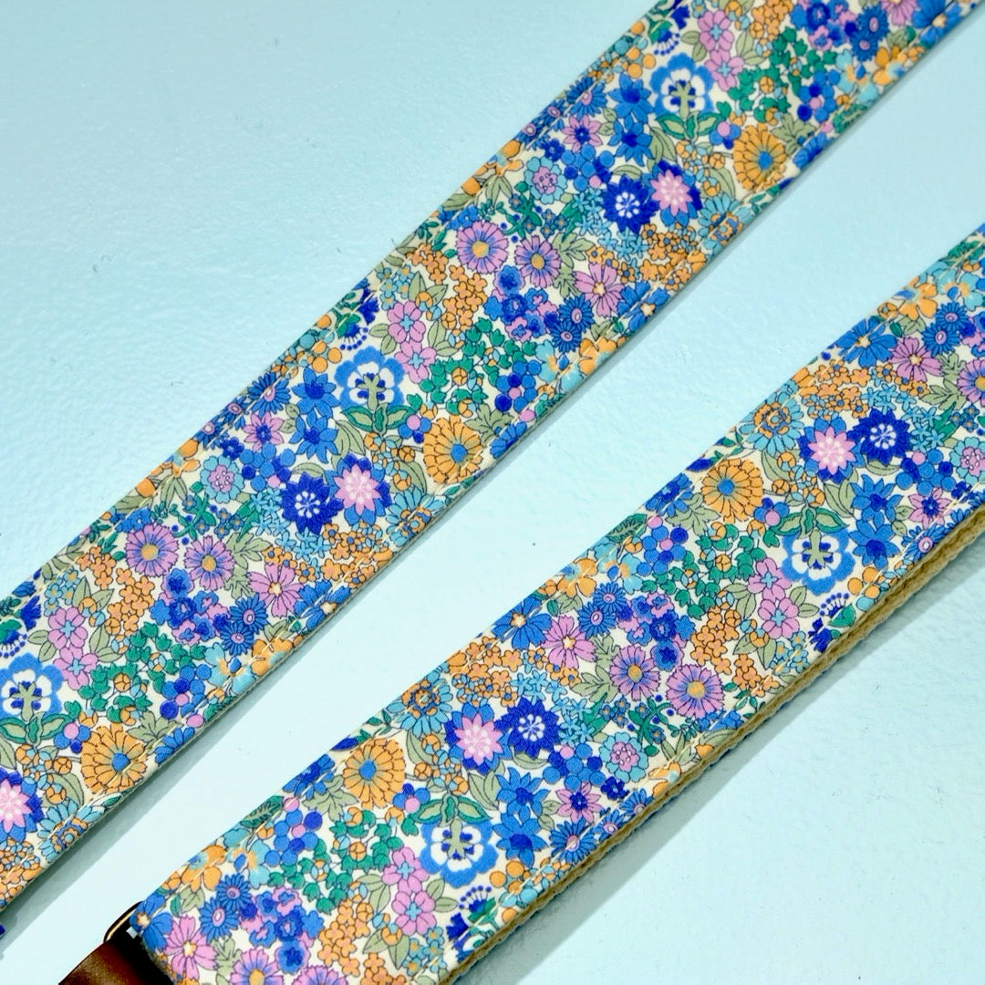 Floral Guitar Strap in Carnaby Street