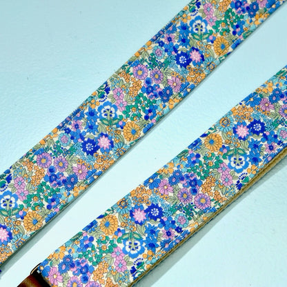 Floral Guitar Strap in Carnaby Street