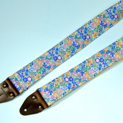 Floral Guitar Strap in Carnaby Street