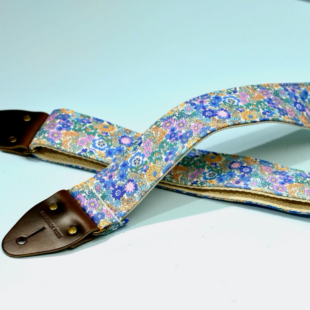 Floral Guitar Strap in Carnaby Street