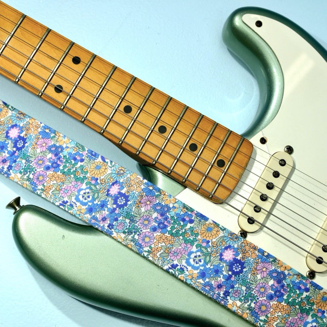 Floral Guitar Strap in Carnaby Street