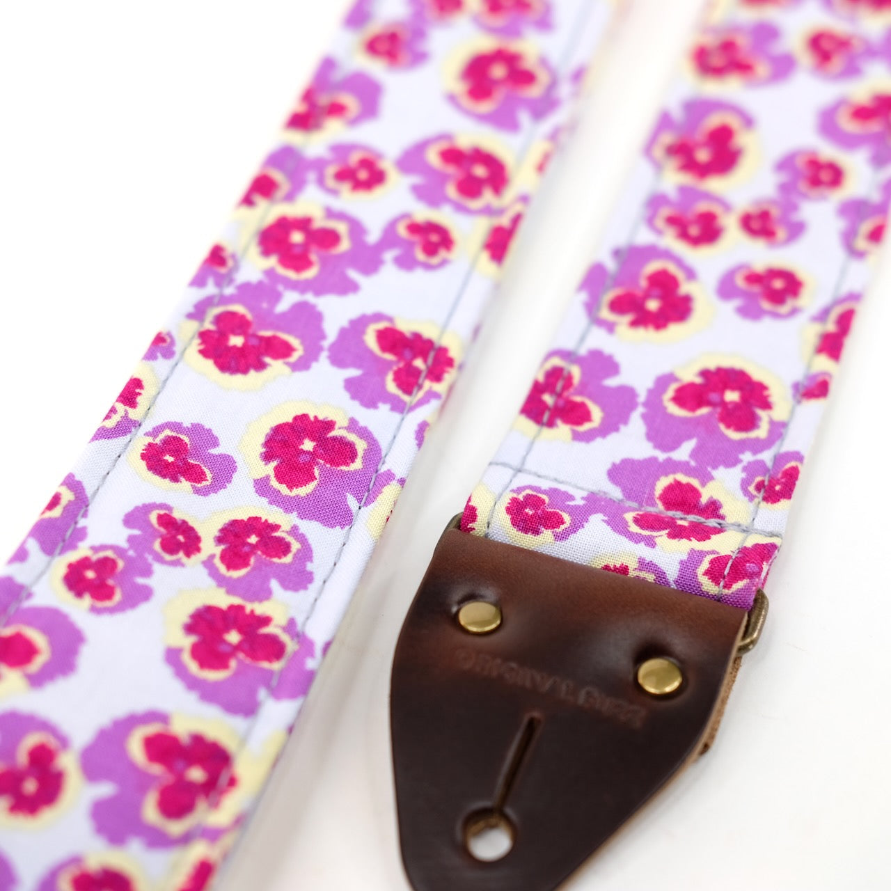 Floral Guitar Strap in Cavendish