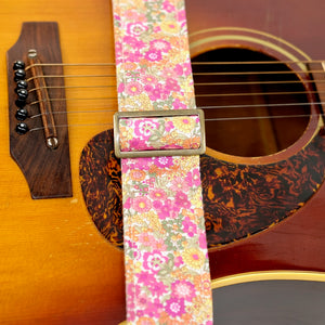 Floral Guitar Strap in Marylebone Product detail photo 3