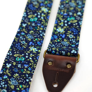Floral Guitar Strap in Montagu Square Product detail photo 0