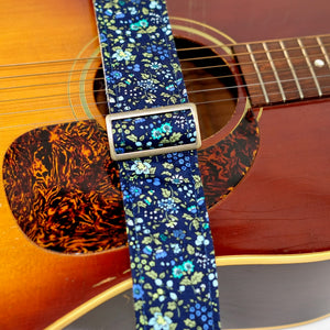 Floral Guitar Strap in Montagu Square Product detail photo 3