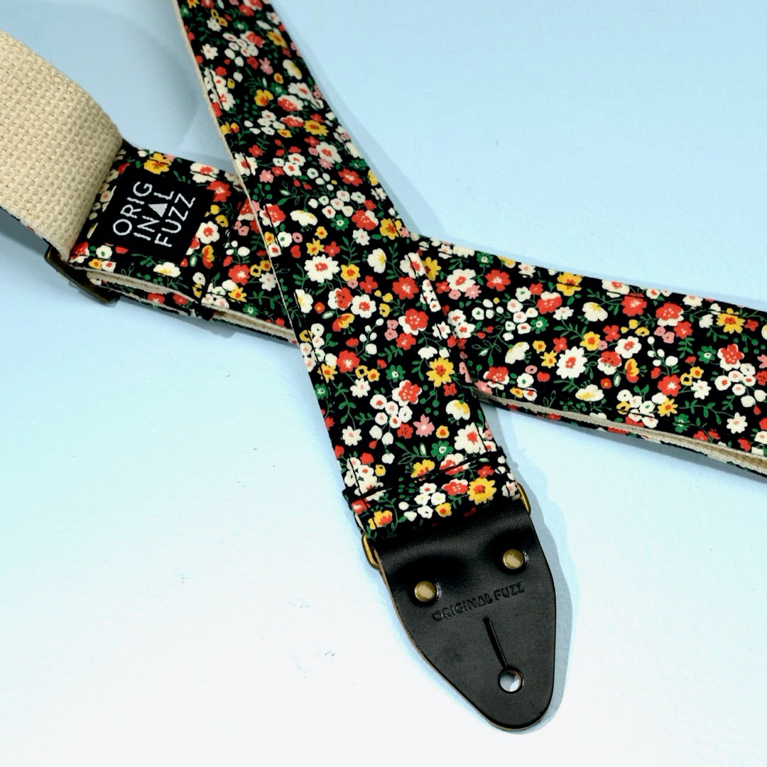 Floral Guitar Strap in Muswell Hill